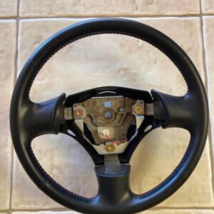 IMG_4445 Mazda MX-5 Miata OEM Leather Steering Wheel – Blac