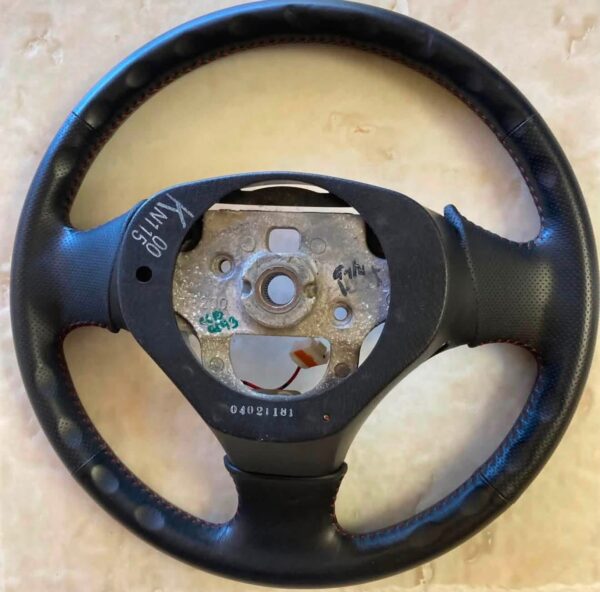 IMG_4446 Mazda MX-5 Miata OEM Leather Steering Wheel – Blac