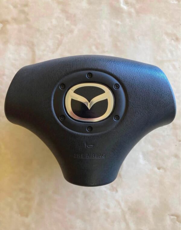 IMG_4449 Mazda MX-5 Miata OEM Leather Steering Wheel – Blac