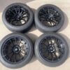 IMG_4464 Lightweight Black Multi-Spoke Performance Alloy Wheels with Tires – Set of 4