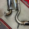 Performance Stainless Steel Cat-Back Exhaust System with Burnt Titanium Tip