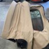 OEM Mazda Miata NA/NB Tan Soft Top with Glass Rear Window – Complete Convertible Roof Assembly (1990–2005)