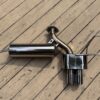Universal Stainless Steel Dual-Tip Performance Rear Muffler / Axle-Back Exhaust Assembly