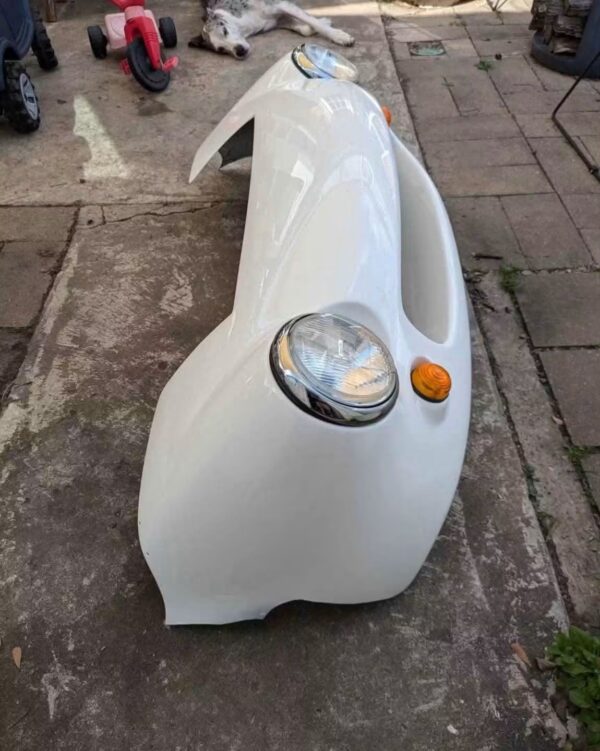 Mazda MX-5 Miata NA Pitcrew Style Vintage Front Bumper Conversion Kit (White)