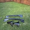 Mazda MX-5 Miata OEM Large Tupperware Side Skirts & Rear Mud Guards Set – Gloss Black