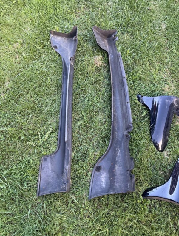 Mazda MX-5 Miata OEM Large Tupperware Side Skirts & Rear Mud Guards Set – Gloss Black