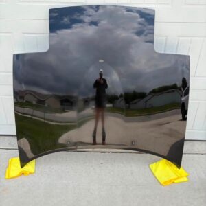 IMG_6072 Gloss Black Replacement Hood Panel – OEM-Style Steel Hood