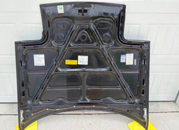 Gloss Black Replacement Hood Panel – OEM-Style Steel Hood
