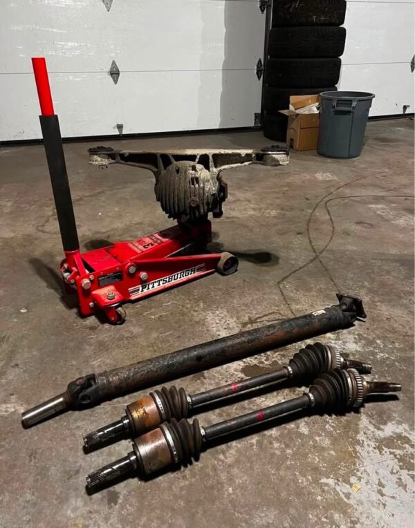 OEM Rear Differential Assembly with Axles & Driveshaft