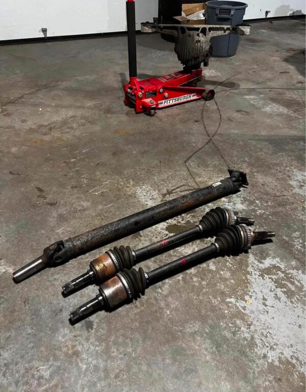 OEM Rear Differential Assembly with Axles & Driveshaft