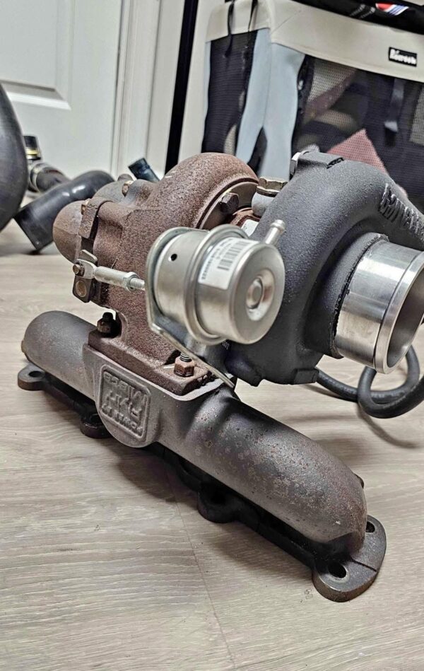 IMG_6933 Flyin' Miata NA/NB Mazda Miata Turbocharger Kit Assembly (Garrett Turbo & Cast Exhaust Manifold)
