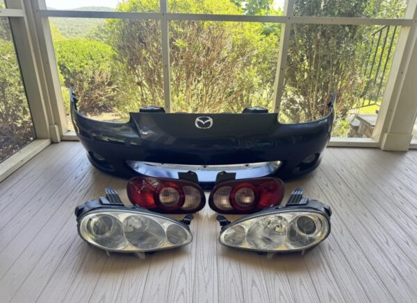 Mazda MX-5 Miata NB2 OEM Front Bumper Cover, Headlights & Taillights Conversion Set