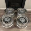 Genuine BBS RS Style 3-Piece Polished Mesh Wheels Set (4 Wheels)