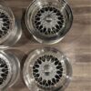 Genuine BBS RS Style 3-Piece Polished Mesh Wheels Set (4 Wheels)