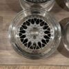 Genuine BBS RS Style 3-Piece Polished Mesh Wheels Set (4 Wheels)