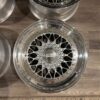 Genuine BBS RS Style 3-Piece Polished Mesh Wheels Set (4 Wheels)
