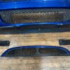 IMG_7924 Complete OEM Mini Cooper (R50/R52/R53 generation) John Cooper Works (JCW) Aerodynamic Body Kit finished in metallic blue (Hyper Blue).