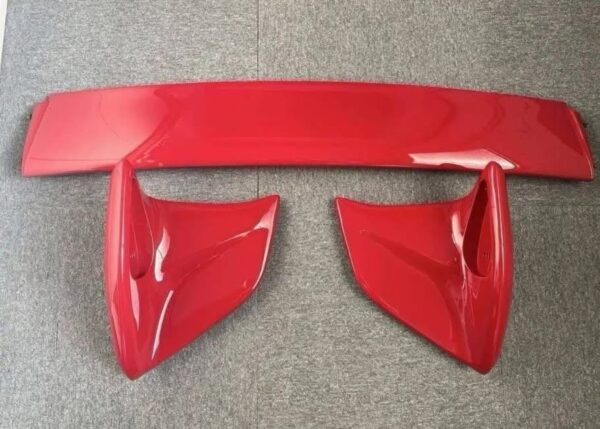 IMG_8216 Mazda Miata Factory / Aftermarket Style Rear Wing Spoiler with Side Extension Caps (3-Piece Set)