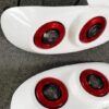 IMG_8239 Mazda Miata NA Custom Dual-Round Tail Light Assemblies (White Housings w/ Red Trim Rings)