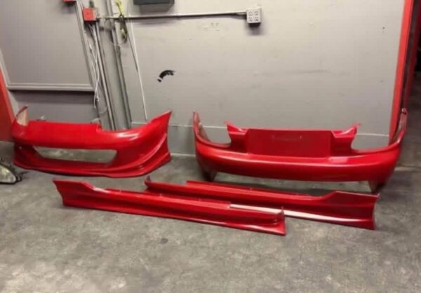 IMG_8260 4-Piece Full Aero Body Kit for Mazda Miata NB (Red)