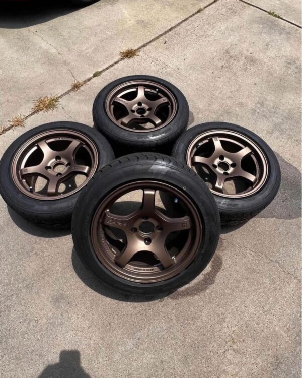 IMG_8267 RAYS Gram Lights 57DR Bronze Wheels w/ Performance Tires (Set of 4)