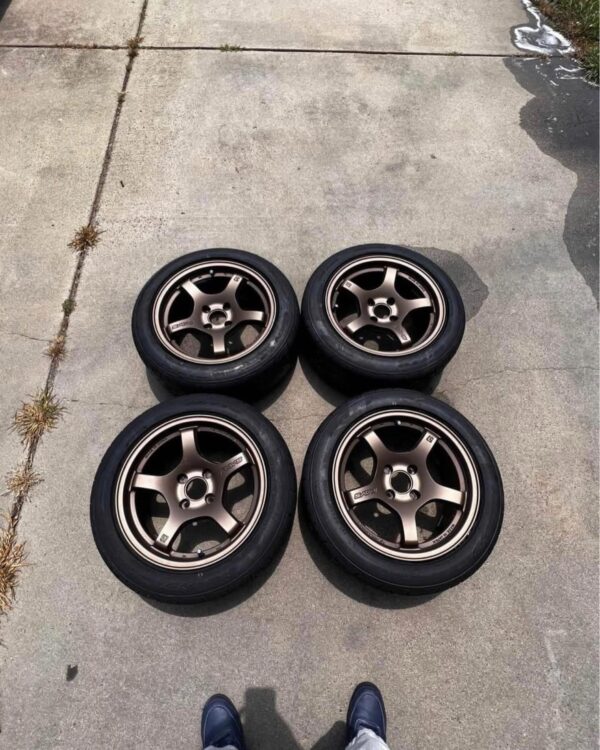 IMG_8270 RAYS Gram Lights 57DR Bronze Wheels w/ Performance Tires (Set of 4)