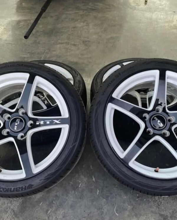 IMG_8275 RTX 5-Spoke Alloy Wheels with Performance Tires – Set of 4