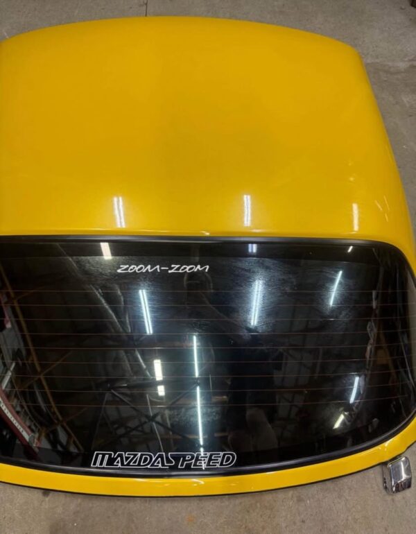 OEM Mazda Miata Hardtop (Yellow) – Rear Defroster Glass