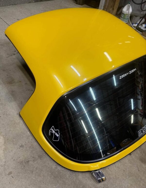 OEM Mazda Miata Hardtop (Yellow) – Rear Defroster Glass