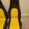 IMG_8340 Black & Yellow Sport Bucket Seat Set