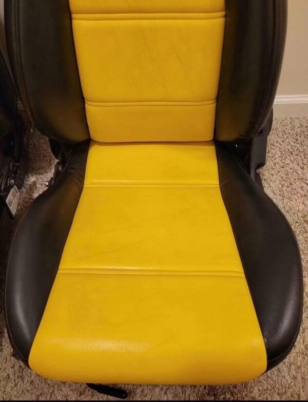 IMG_8342 Black & Yellow Sport Bucket Seat Set