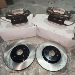 StopTech Front Big Brake Kit – Performance Multi-Piston Calipers with Vented Rotors