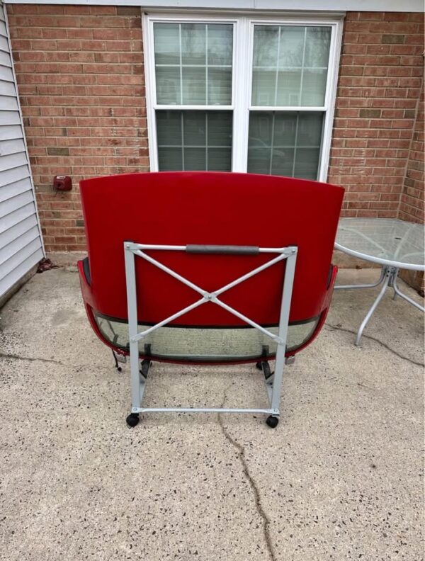 IMG_8790 OEM Mazda MX-5 Miata NA / NB (1990–2005) Removable Hardtop (Classic Red) with Rolling Storage Cart