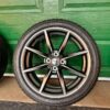 IMG_8817 OEM Mazda MX-5 Miata ND (2016+) 17" Dark Gunmetal Alloy Wheels & Tires (Set of 4)