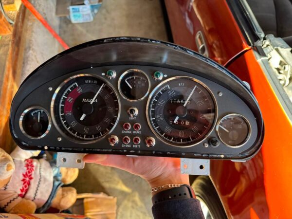 IMG_7772 OEM Mazda Classic Instrument Gauge Cluster Assembly – Used | Speedometer, Tachometer & Auxiliary Gauges
