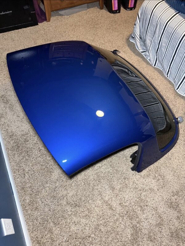 Screenshot OEM Mazda MX-5 Miata NB (1998–2005) Factory Hardtop – Sapphire Blue Mica – Heated Glass Rear Window – Excellent Used Condition