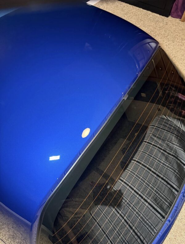 Screenshot OEM Mazda MX-5 Miata NB (1998–2005) Factory Hardtop – Sapphire Blue Mica – Heated Glass Rear Window – Excellent Used Condition