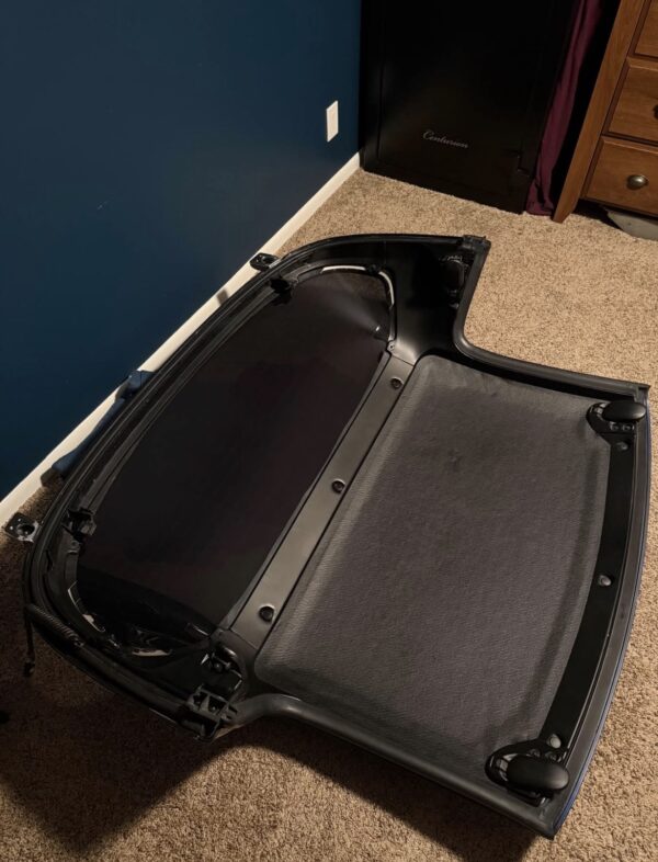 Screenshot OEM Mazda MX-5 Miata NB (1998–2005) Factory Hardtop – Sapphire Blue Mica – Heated Glass Rear Window – Excellent Used Condition