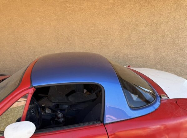 Used Blue Hardtop Roof with Rear Glass Window for Mazda Miata MX-5 (NA, 1990–1997)
