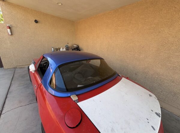 Used Blue Hardtop Roof with Rear Glass Window for Mazda Miata MX-5 (NA, 1990–1997)