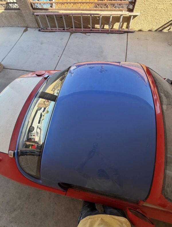 Used Blue Hardtop Roof with Rear Glass Window for Mazda Miata MX-5 (NA, 1990–1997)