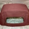 Mazda Miata NA/NB Replacement Soft Top Assembly with Heated Glass Defroster Window (Burgundy / Wine Red Canvas)