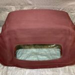 IMG_8123 Mazda Miata NA/NB Replacement Soft Top Assembly with Heated Glass Defroster Window (Burgundy / Wine Red Canvas)