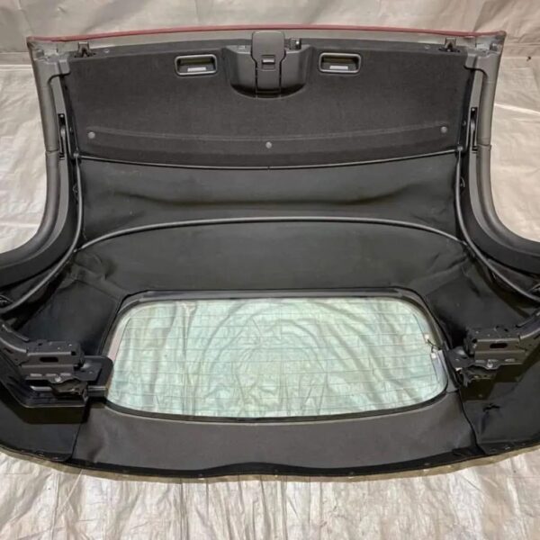 Mazda Miata NA/NB Replacement Soft Top Assembly with Heated Glass Defroster Window (Burgundy / Wine Red Canvas)