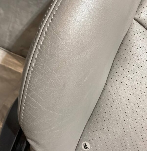IMG_8138 OEM Mazda Miata NA/NB, Honda S2000 AP1/AP2 Factory Leather Bucket Seats Pair – Light Grey / Silver Leather