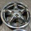 OEM Mazda Miata NA/NB 15" Chrome 5-Spoke Alloy Wheels Set with Center Caps (4x100)