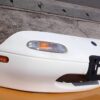 1990–1997 Mazda Miata MX-5 NA OEM Front Bumper Cover - Chaste White (UC) with Turn Signals & Emblem
