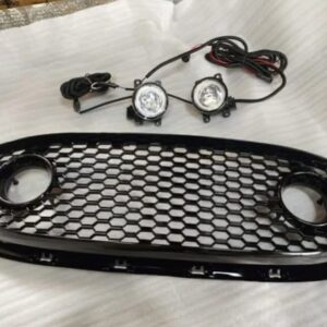 Mazda Miata Black Honeycomb Front Grille with LED Fog Lights (NC2) Models