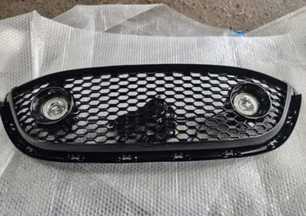 IMG_8177 Mazda Miata Black Honeycomb Front Grille with LED Fog Lights (NC2) Models