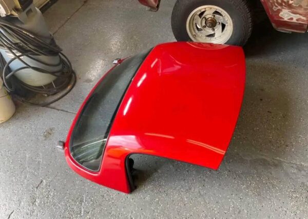 Mazda MX-5 Miata Removable Hardtop – Gloss Red with Rear Glass Window